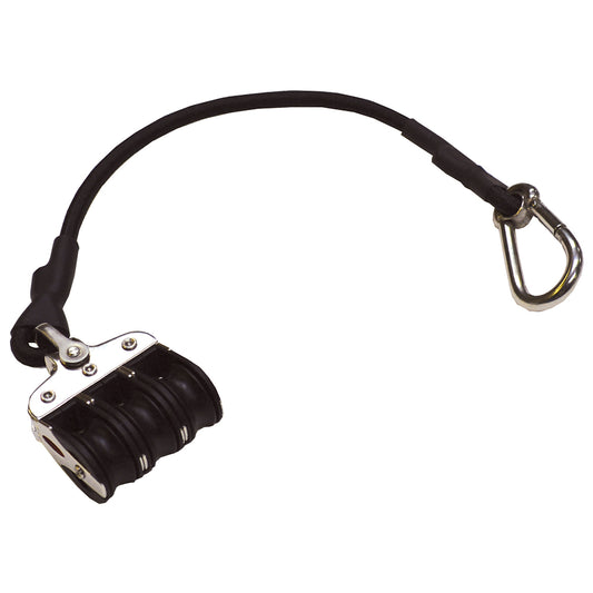 TACO SHOCK CORD PULLEY W/TRIPLE ROLLER