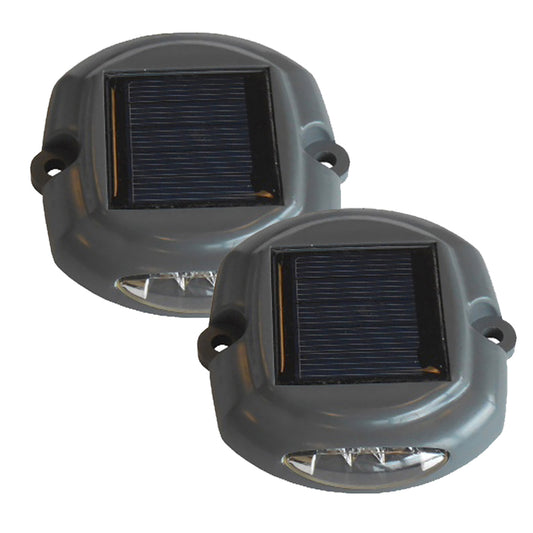 DOCK EDGE DOCKLITE SOLAR DOCK & DECK LIGHT - 2-PACK