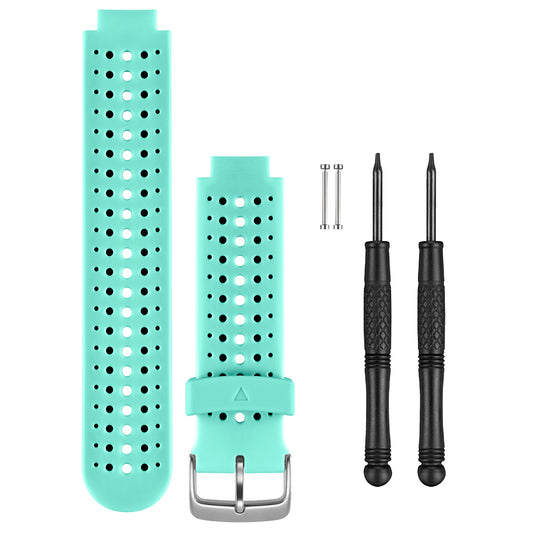 GARMIN REPLACEMENT WATCH BANDS - BLUE FROST SILICONE