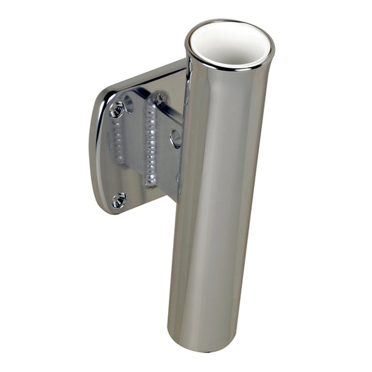 C.E. SMITH SINGLE ALUMINUM 5&#176; TRANSOM MOUNT ROD HOLDER