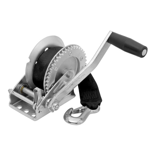 FULTON 1,100 LBS. SINGLE SPEED WINCH W/20' STRAP INCLUDED