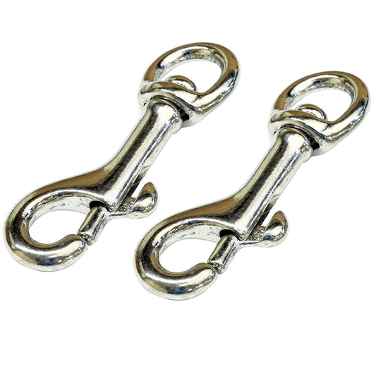 TIGRESS NICKEL PLATED BRASS SNAPS - PAIR