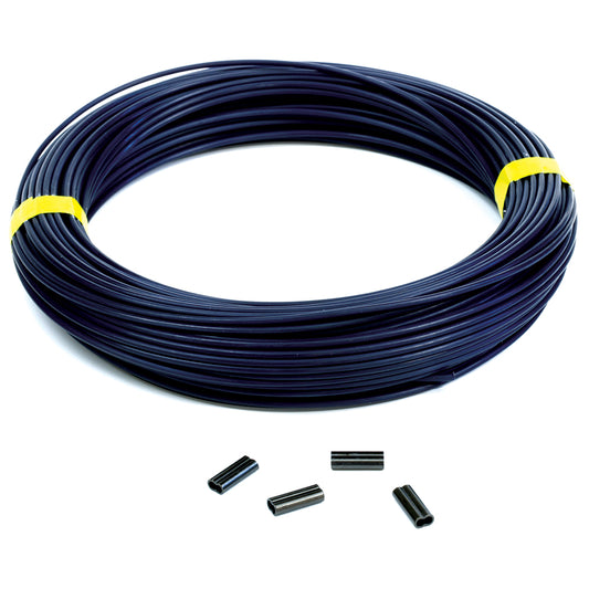 TIGRESS 100' OF 400LB TEST BLACK MONO - 2.2MM DIAMETER
