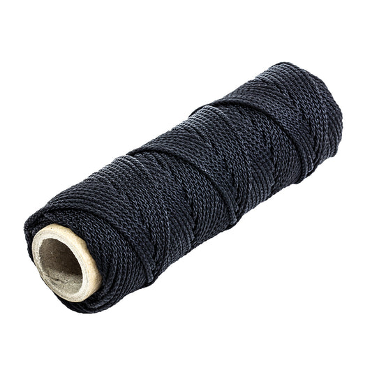 TIGRESS 100' OF 300LB NYLON BRAID - BLACK