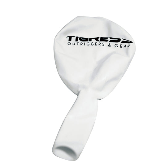 TIGRESS WHITE HELIUM BALLONS