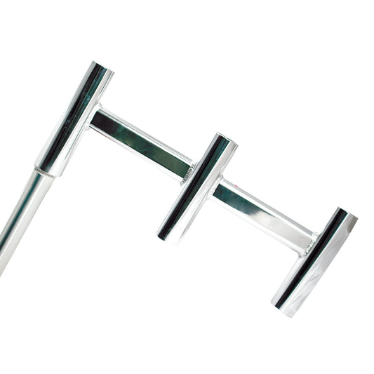 TIGRESS OFFSET TRIPLE ALUMINUM ROD HOLDER - STRAIGHT BUTT