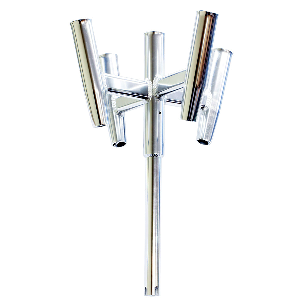 TIGRESS FIVE BANGER ALUMINUM ROD HOLDER - STRAIGHT BUTT