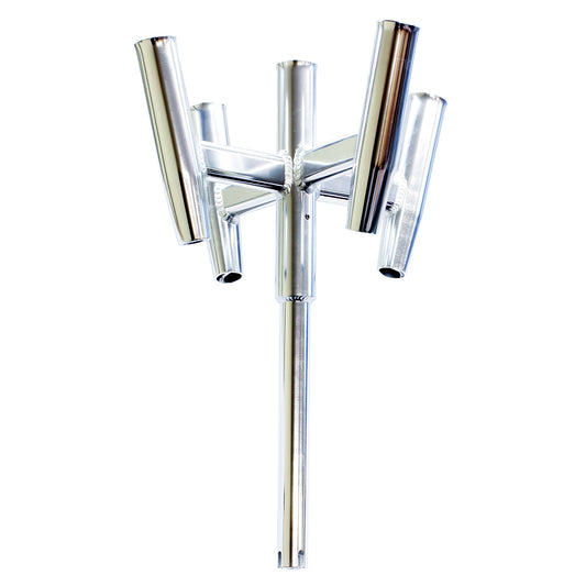 TIGRESS FIVE BANGER ALUMINUM ROD HOLDER - STRAIGHT BUTT