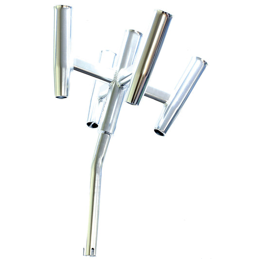 TIGRESS FIVE BANGER ALUMINUM ROD HOLDER - BENT BUTT