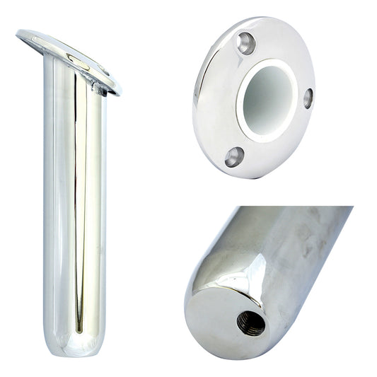 TIGRESS ROUND HEAD CLOSED BASE ROD HOLDER - 30&#176; - 9"