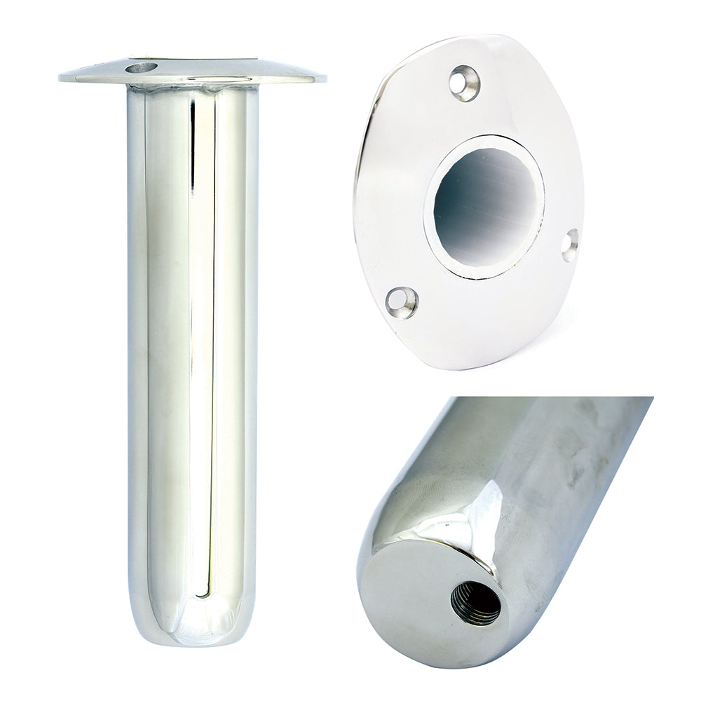 TIGRESS OVAL HEAD CLOSED BASE ROD HOLDER - 15&#176; - 9"