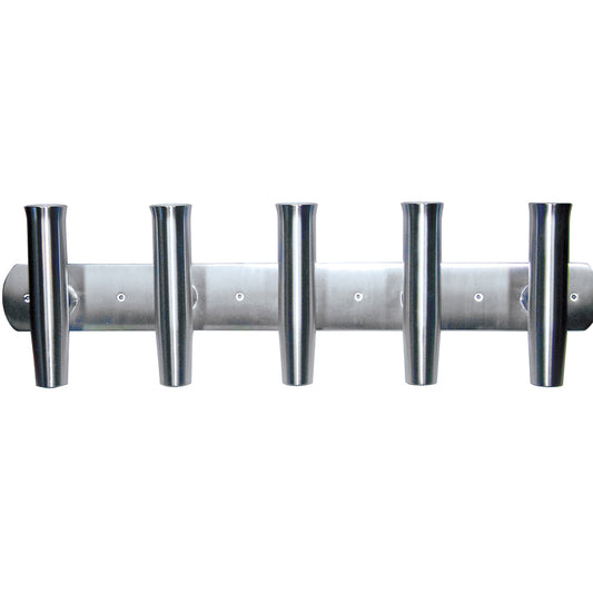 TIGRESS 5 ROD ALUMINUM TRANSOM MOUNT ROD HOLDER - 35"