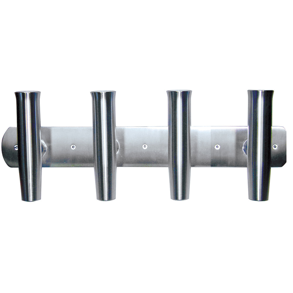 TIGRESS 4 ROD ALUMINUM TRANSOM MOUNT ROD HOLDER - 28"