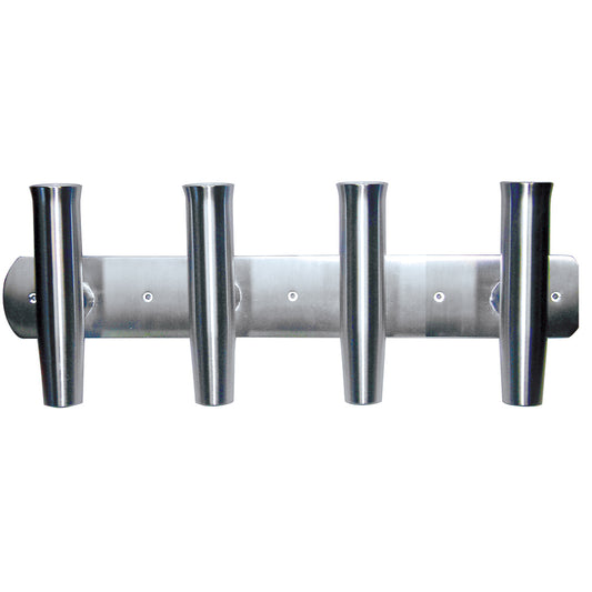 TIGRESS 4 ROD ALUMINUM TRANSOM MOUNT ROD HOLDER - 28"