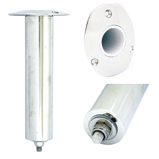 TIGRESS 3 HOLE SWIVEL OVAL HEAD ROD HOLDER - 0&#176; - 10-1/2"