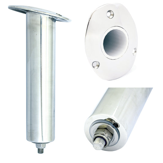TIGRESS 3 HOLE SWIVEL OVAL HEAD ROD HOLDER - 15&#176; - 10-1/2"