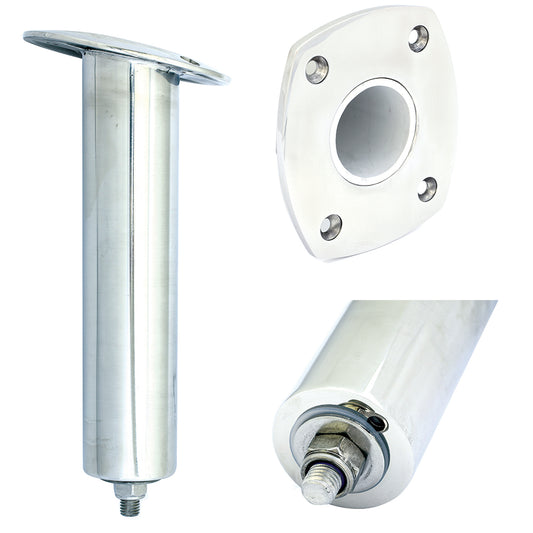 TIGRESS 4 HOLE EXTRA LONG SWIVEL RECTANGULAR HEAD ROD HOLDER - 15&#176; - 12-1/2"