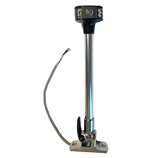 ATTWOOD LIGHTARMOR FOLD-DOWN ANCHOR/MASTHEAD LIGHT - 12" - 12V