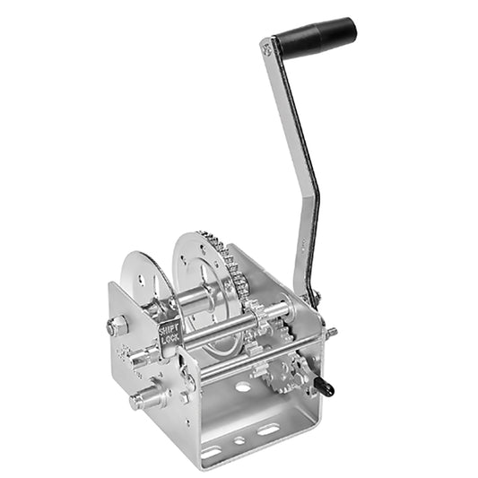 FULTON 2000LB 2-SPEED WINCH - STRAP NOT INCLUDED