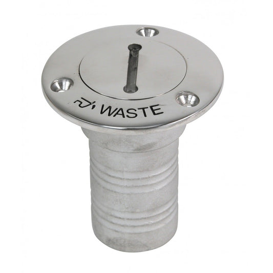 WHITECAP TAPERED HOSE DECK FILL - 1-1/2" - WASTE