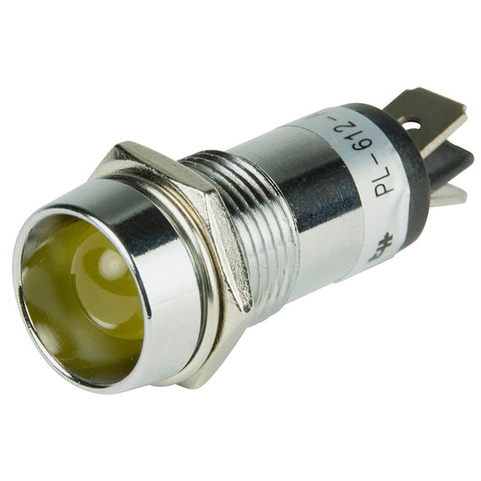 BEP LED PILOT INDICATOR LIGHT - 12V - AMBER