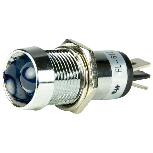 BEP LED PILOT INDICATOR LIGHT - 12V - BLUE