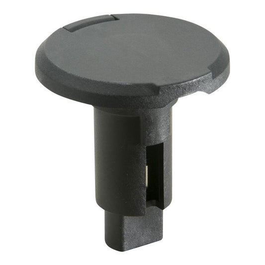 ATTWOOD LIGHTARMOR PLUG-IN BASE - 2 PIN - BLACK - ROUND