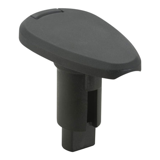 ATTWOOD LIGHTARMOR PLUG-IN BASE - 2 PIN - BLACK - TEARDROP