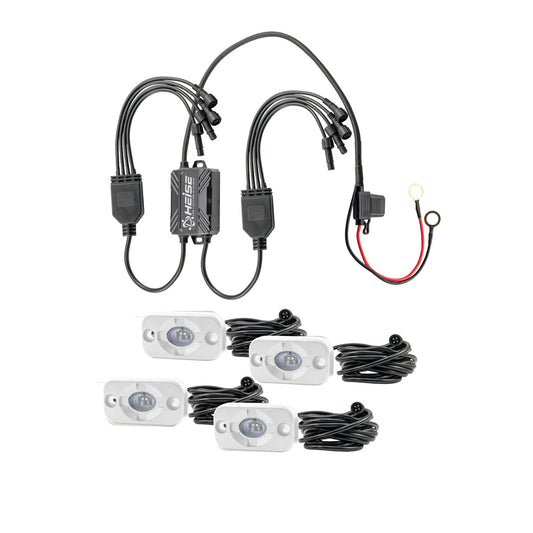 HEISE RBG ACCENT LIGHT KIT - 4 PACK