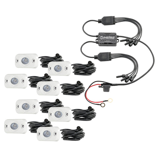 HEISE RGB ACCENT LIGHT KIT - 8 PACK