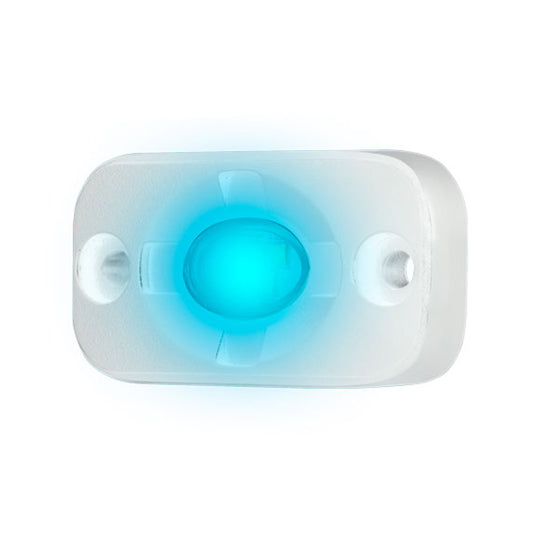 HEISE MARINE AUXILIARY ACCENT LIGHTING POD - 1.5" X 3" - WHITE/BLUE