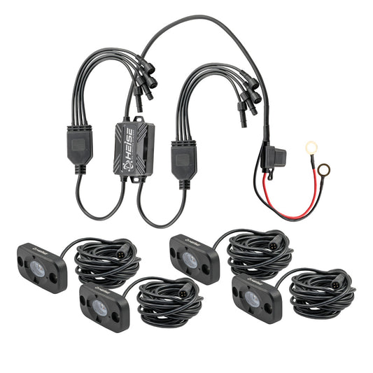 HEISE RGB ACCENT LIGHTING KIT - 4 PACK