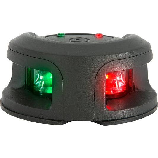 ATTWOOD LIGHTARMOR BOW MOUNT NAVIGATION LIGHT - COMPOSITE BLACK - BI-COLOR - 2NM