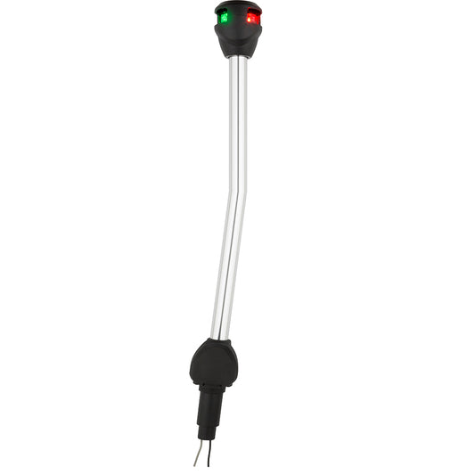 ATTWOOD LIGHTARMOR BI-COLOR NAVIGATION POLE LIGHT - ANGLED - 14"