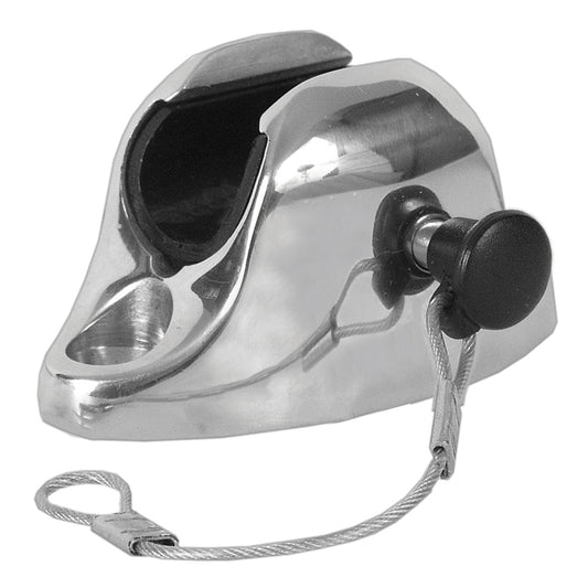 TACO FLAT DECK HINGE W/PIN &AMP; LANYARD - 7/8"-1-1/4"
