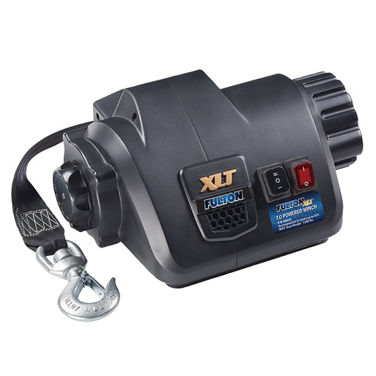 FULTON XLT 7.0 POWERED MARINE WINCH W/REMOTE F/BOATS UP TO 20&#39;