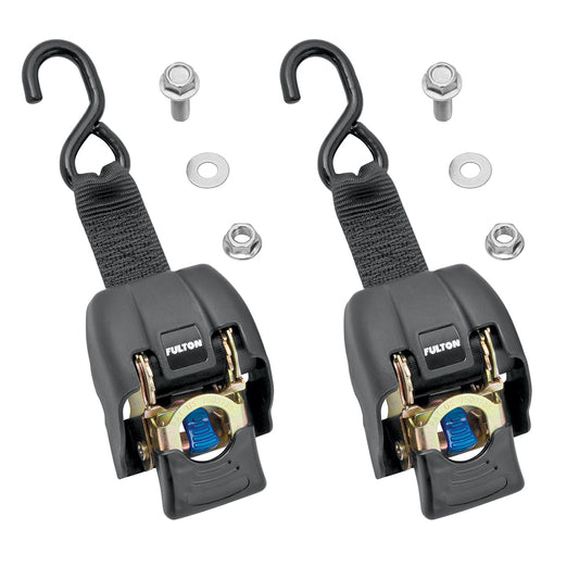 FULTON TRANSOM RATCHET TIE DOWN - 2" X 43" - 2-PACK