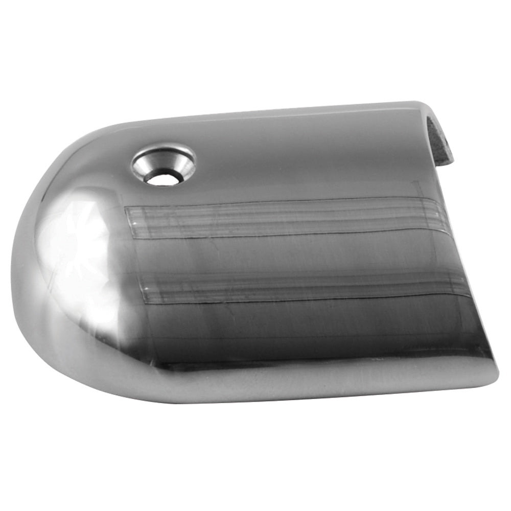 TACO RUB RAIL END CAP - 1-7/8" - STAINLESS STEEL