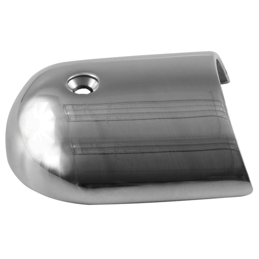 TACO RUB RAIL END CAP - 1-7/8" - STAINLESS STEEL
