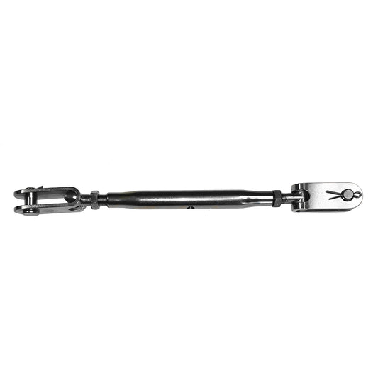 C. SHERMAN JOHNSON JAW/JAW TUBULAR TURNBUCKLE T-STYLE 3/8-24 THREAD