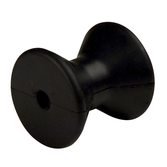 C.E. SMITH BOW ROLLER - BLACK - 3" DIAMETER - 3-1/8"W - 1/2" ID
