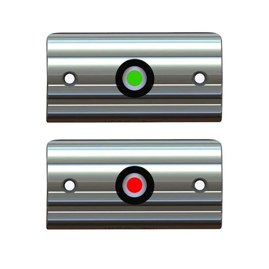 TACO RUB RAIL MOUNTED NAVIGATION LIGHTS F/BOATS UP TO 30&#39; - PORT &AMP; STARBOARD INCLUDED