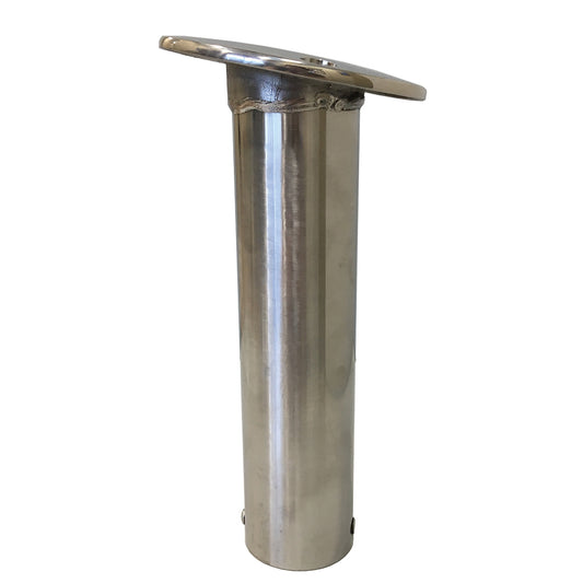 TIGRESS ECONOMY STAINLESS STEEL GUNNEL MOUNT ROD HOLDER- 15&DEG;