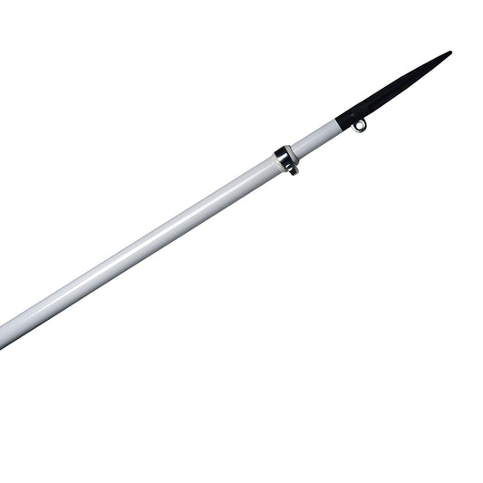 C.E. SMITH GEN2 CARBON FIBER CENTER RIGGER POLE - 12&#39; - WHITE - SINGLE