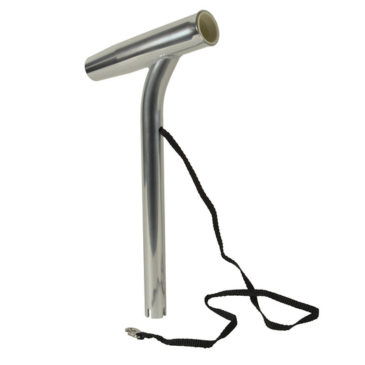 C.E. SMITH OUTRIGGER ROD HOLDER W/LINER &AMP; STRAP - ALUMINUM