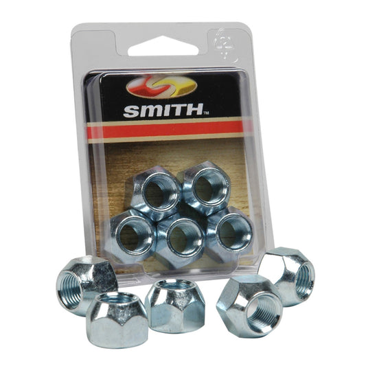 C.E. SMITH PACKAGE WHEEL NUTS 1/2" - 20 - 5 PIECES - ZINC
