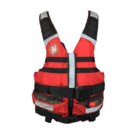 FIRST WATCH SWV-100 RESCUE SWIMMERS&#39; VEST - RED/BLACK