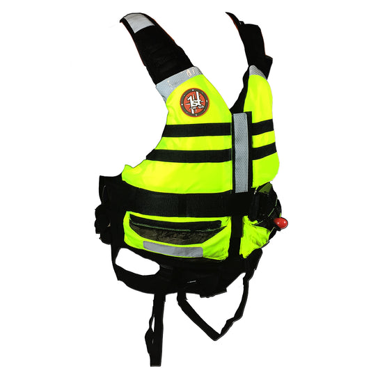 FIRST WATCH SWV-100 RESCUE SWIMMERS&#39; VEST - HI-VIS YELLOW