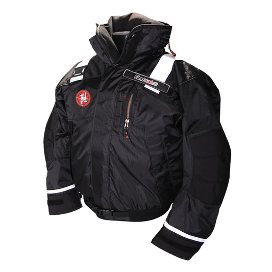 FIRST WATCH AB-1100 FLOTATION BOMBER JACKET - BLACK - MEDIUM