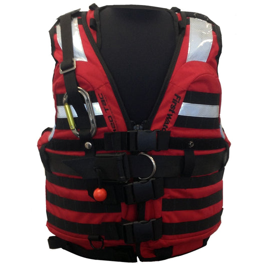 FIRST WATCH HBV-100 HIGH BUOYANCY RESCUE VEST - RED - MEDIUM TO XL